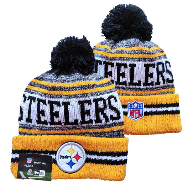 Pittsburgh Steelers Cuffed Pom Knit Hat YD2311070 (3)