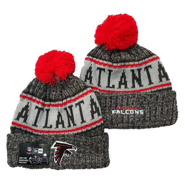 Atlanta Falcons Cuffed Pom Knit Hat YD2311070 (2)