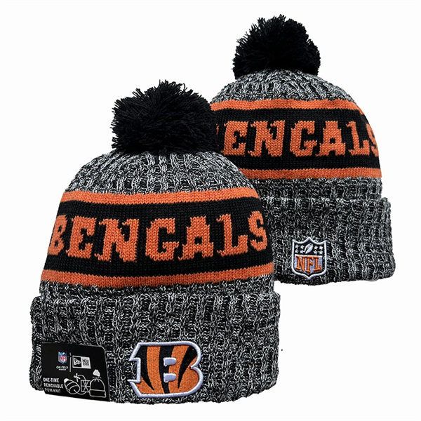 Cincinnati Bengals Cuffed Pom Knit Hat YD2311070 (13)
