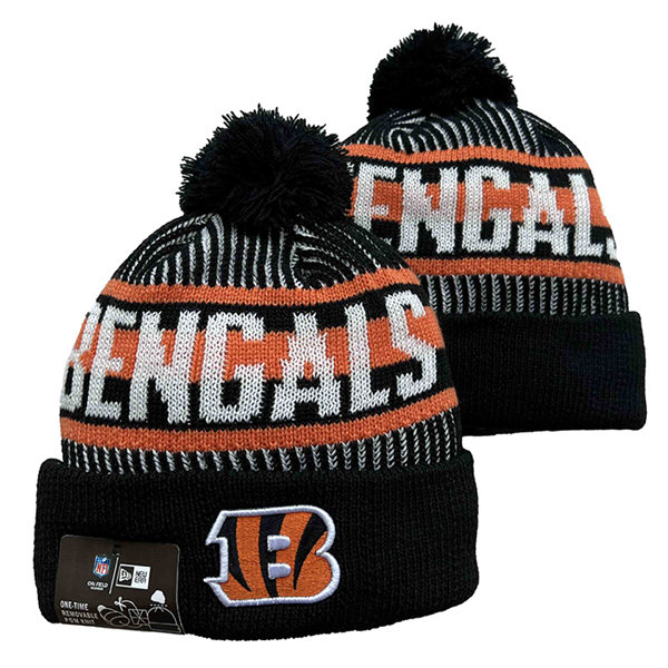Cincinnati Bengals Cuffed Pom Knit Hat YD2311070 (16)