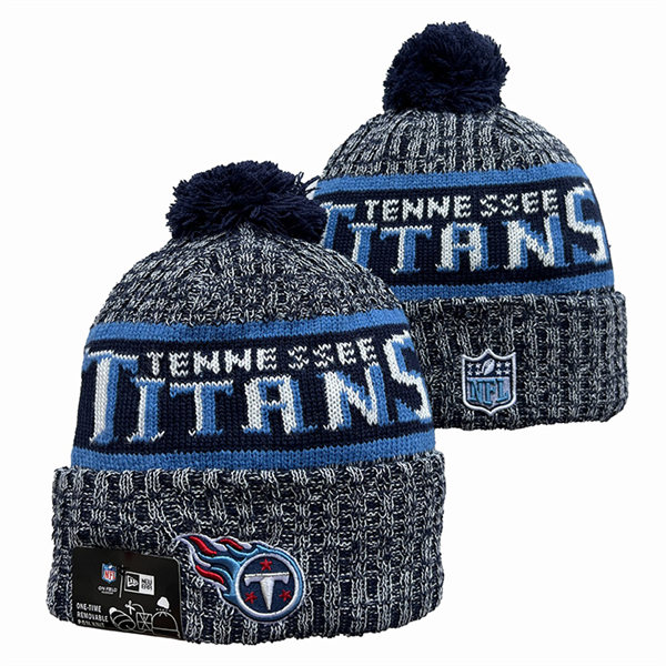 Tennessee Titans Cuffed Pom Knit Hat YD2311070 (4)