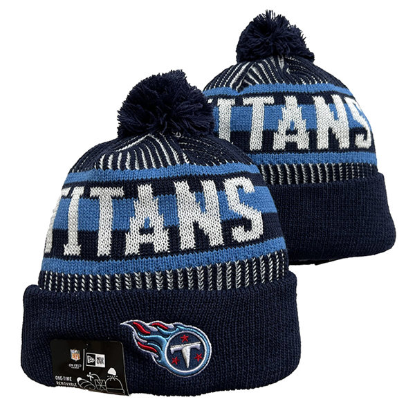 Tennessee Titans Cuffed Pom Knit Hat YD2311070 (8)