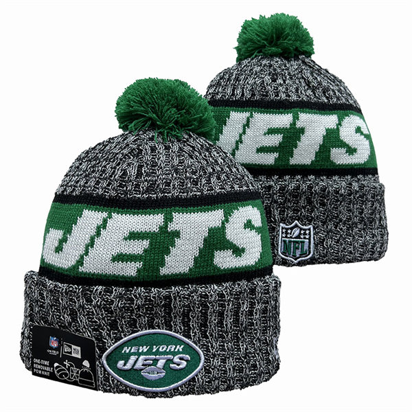New York Jets Cuffed Pom Knit Hat YD2311070 (1)