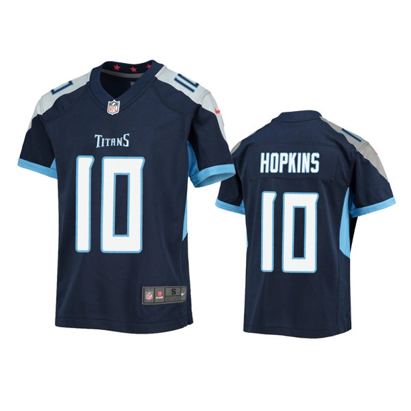Youth Tennessee Titans #10 DeAndre Hopkins Nike Navy Limited Jersey