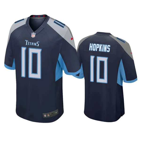 Mens Tennessee Titans #10 DeAndre Hopkins Nike Navy Vapor Untouchable Limited Jersey