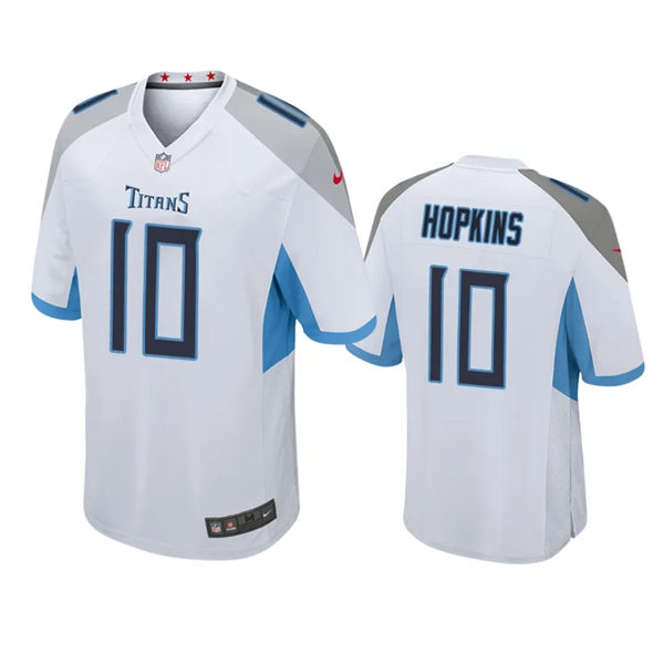 Mens Tennessee Titans #10 DeAndre Hopkins Nike White Vapor Untouchable Limited Jersey