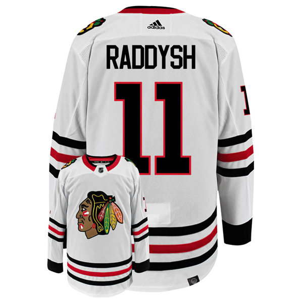 Men's Calgary Flames #11 Mikael Backlund Adidas Away White Jersey