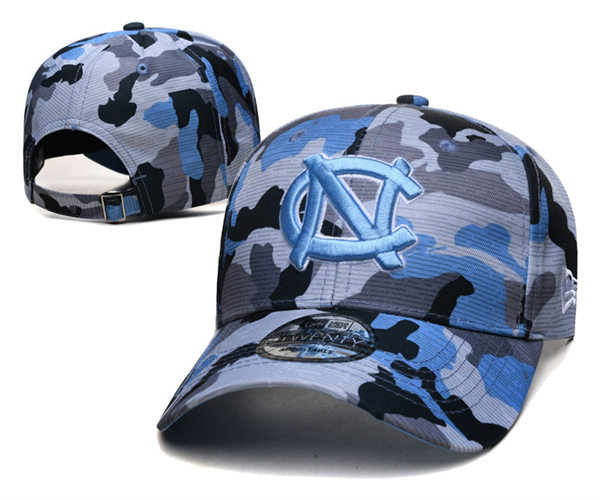 NCAA North Carolina Tar Heels Embroidered Camo Snapback Caps YD23122601 (2)