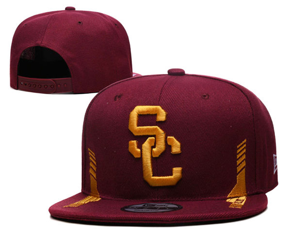 NCAA USC Trojans Embroidered Snapback Caps YD23122601 (1)