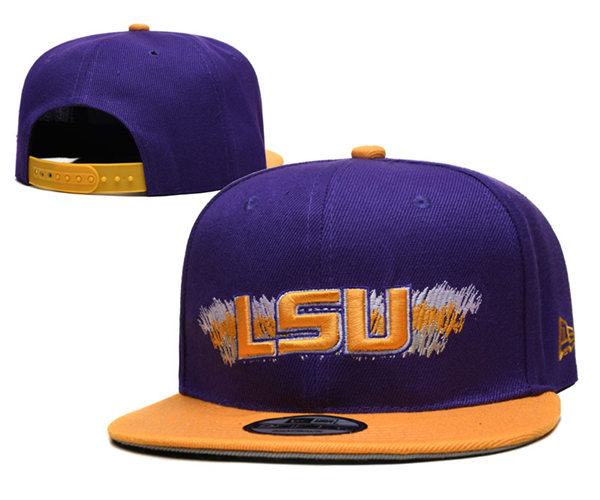 NCAA LSU Tigers Embroidered Snapback Caps YD23122601 (1)