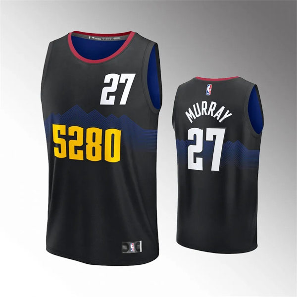 Youth Denver Nuggets #27 Jamal Murray 2023-24 Black City Edition Jersey