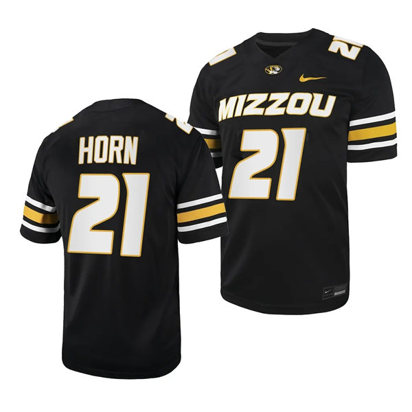 Mens Youth Missouri Tigers #21 Sam Horn Nike Black College Football Game Jersey