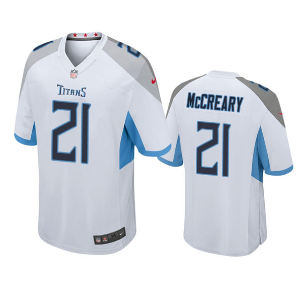 Youth Tennessee Titans #21 Roger McCreary Nike White Limited Jersey