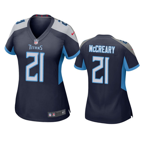 Womens Tennessee Titans #21 Roger McCreary Nike Navy Limited Jersey