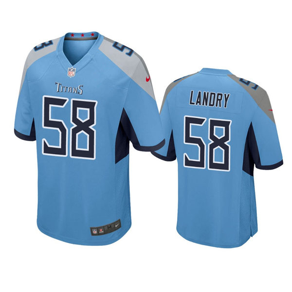 Mens Tennessee Titans #58 Harold Landry Light Blue Alternate Vapor Untouchable Limited Jersey