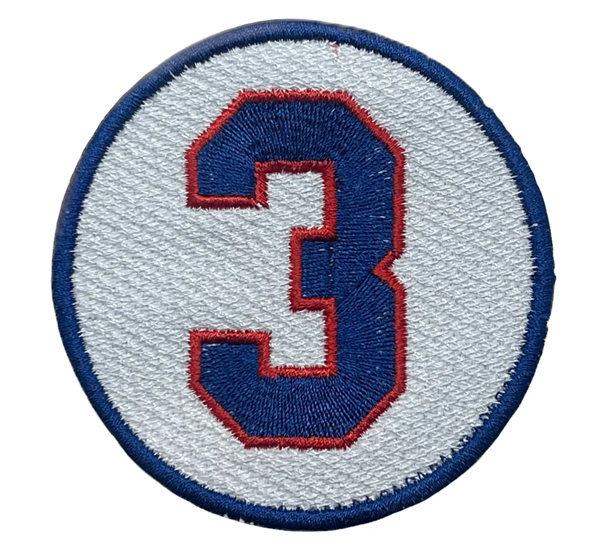 Embroidered Buffalo Bills No. 3 Damar Hamlin patch 