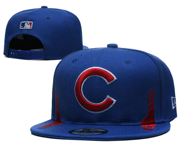 Chicago Cubs Blue embroidered Snapback Caps YD221201 (5)