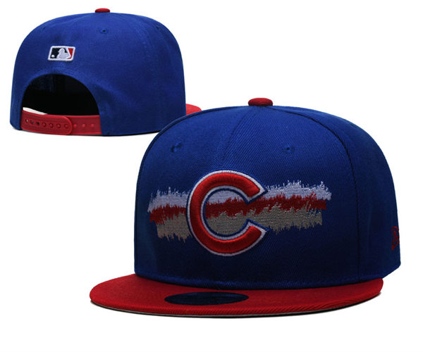 Chicago Cubs Blue embroidered Snapback Caps YD221201 (4)