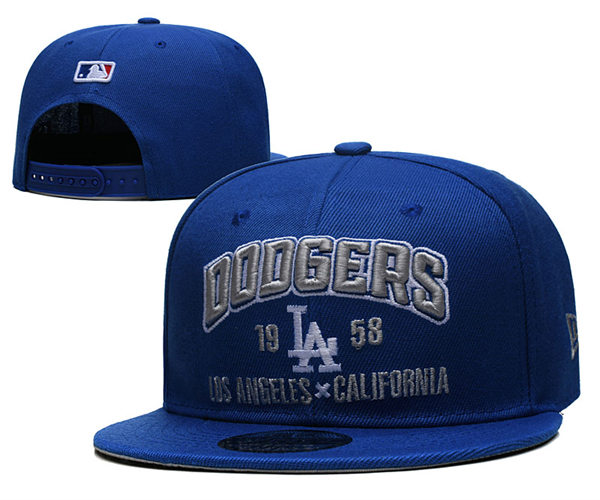 Los Angeles Dodgers Snapback Cap 1958  anniversaryYD221201 (2)