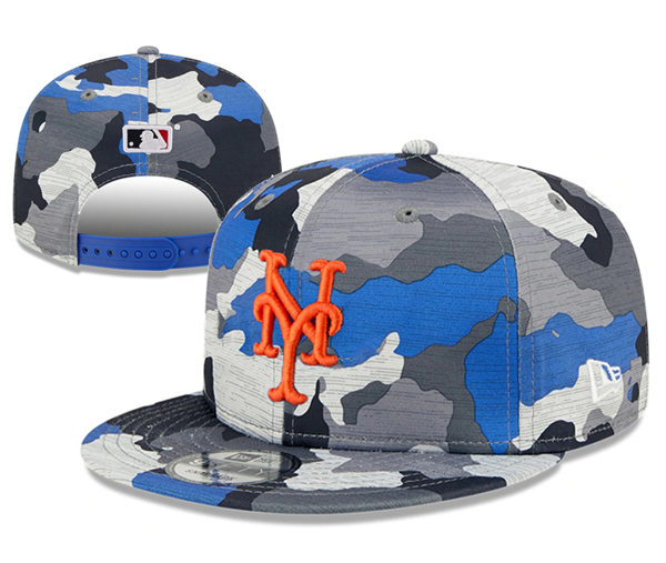 MLB New York Mets Camo embroidered Snapback Caps YD 10-29 (2)