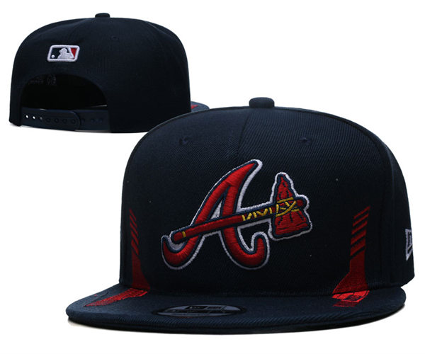 Atlanta Braves embroidered Snapback Caps Navy YD221201  (6)