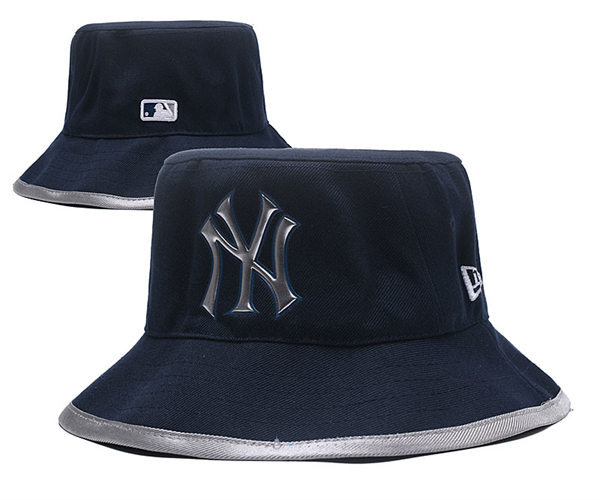 New York Yankees Bucket Hat Navy YD221201
