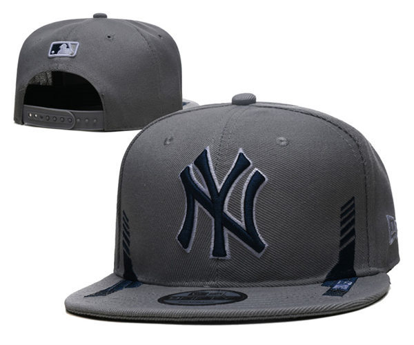 New York Yankees embroidered Snapback Caps Grey YD221201 (1)