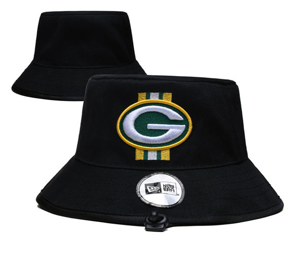 Green Bay Packers Bucket Hat Black YD221202 (3)