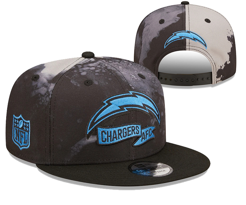 Los Angeles Chargers embroidered Snapback Caps Black YD221201  (4)