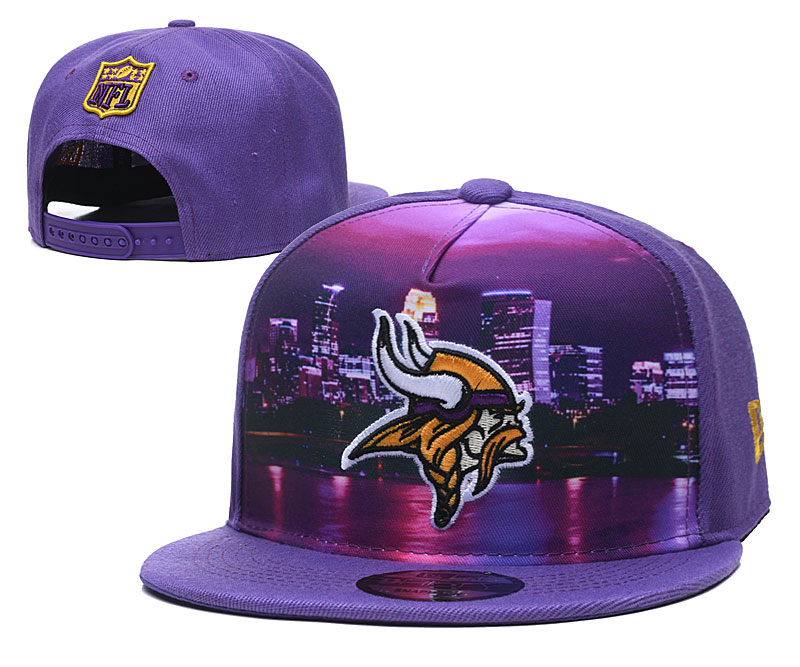 Minnesota Vikings embroidered Snapback Caps YD221201  (4)