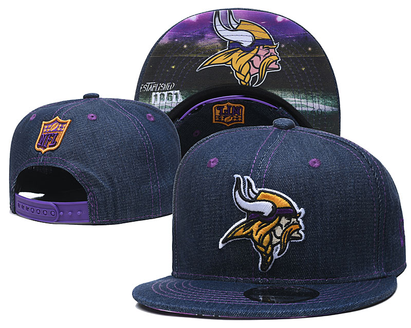 Minnesota Vikings embroidered Snapback Caps YD221201  (10)
