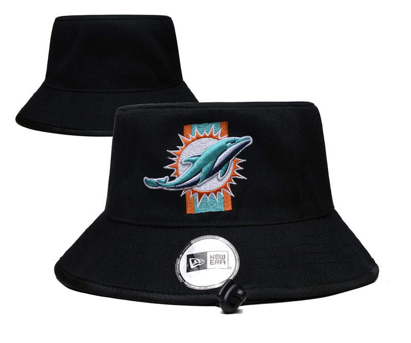 Miami Dolphins Bucket Hat Black YD221203 (3)