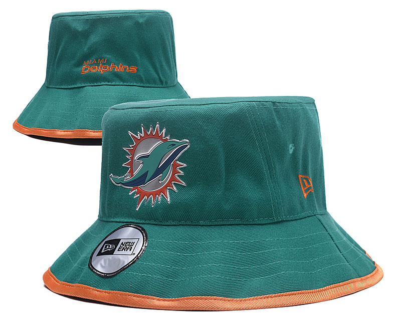 Miami Dolphins Bucket Hat Green YD221203 (1)