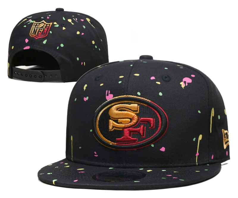 San Francisco 49ers embroidered Snapback Caps Black Star YD221201  (7)