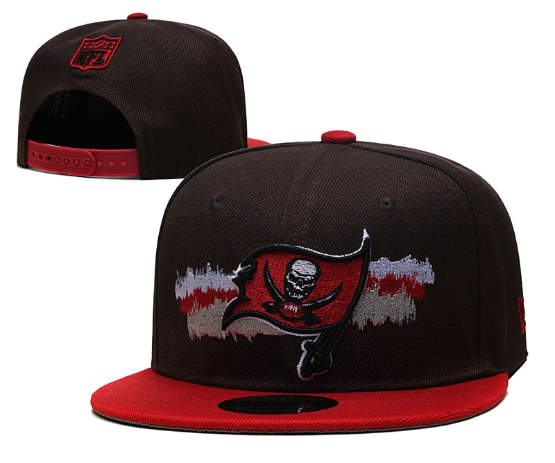 Tampa Bay Buccaneers embroidered Snapback Caps Black red YD221201  (6)