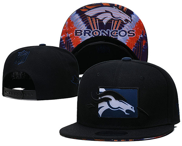 Denver Broncos Black embroidered Snapback Caps YD221201  (2)