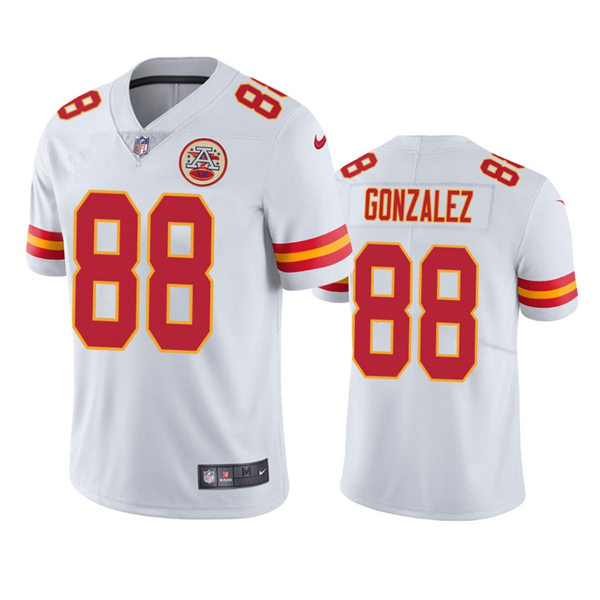 Mens Kansas City Chiefs #88 Tony Gonzalez White Vapor Untouchable Limited Player Jersey