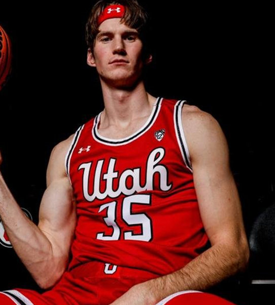 Mens Youth Utah Utes Custom Red Retro Basketball Game Jersey