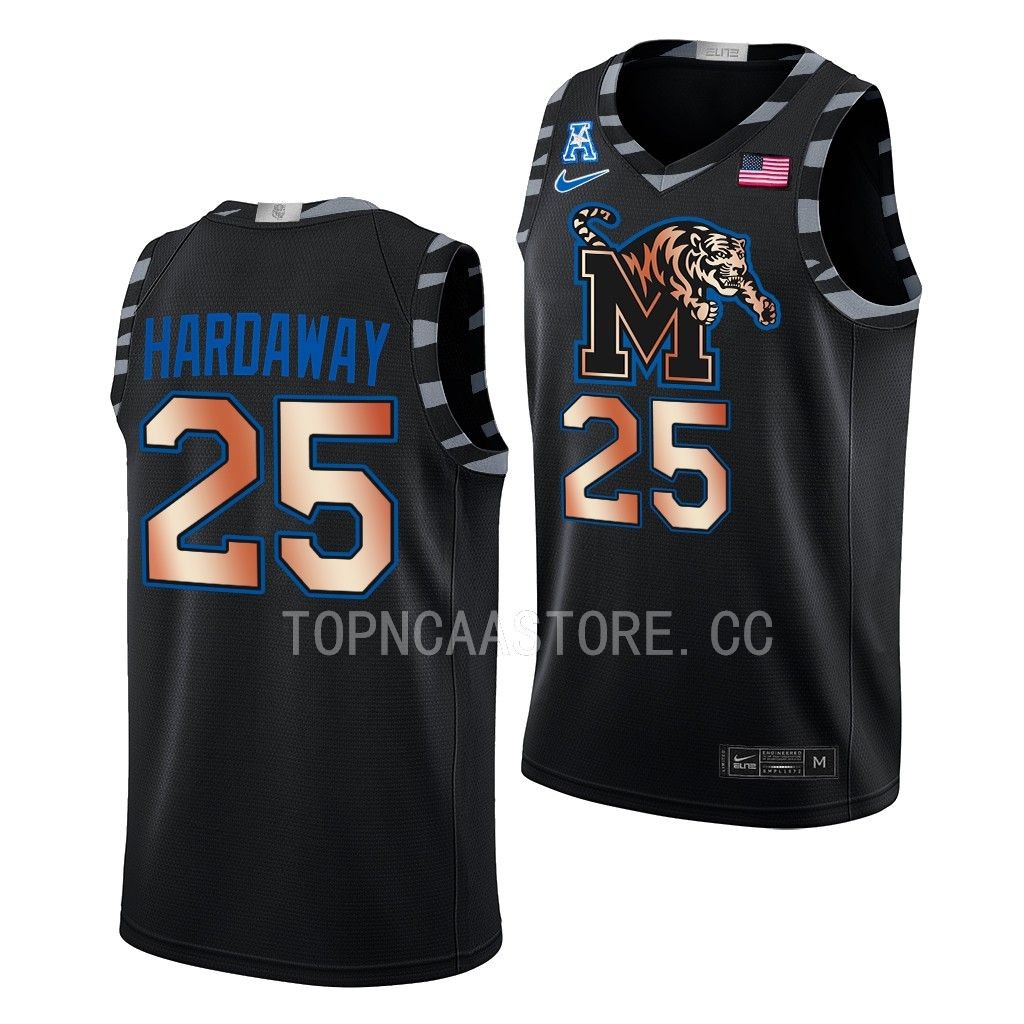 Mens Youth Memphis Tigers #25 Penny Hardaway Nike 2023 Black Copper College Basketball Limited Jersey