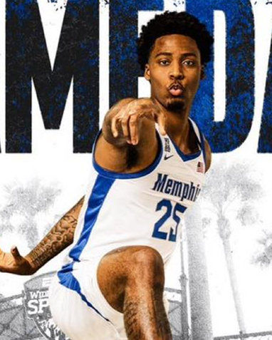 Mens Youth Memphis Tigers #25 Jayden Hardaway Nike 2023 White College Basketball Game Jersey