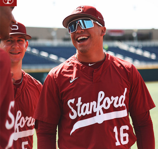 Mens Youth Stanford Cardinal Custom Nike Cardinal oblique Wordmark two-Button 2022 College Baseball Game Jersey