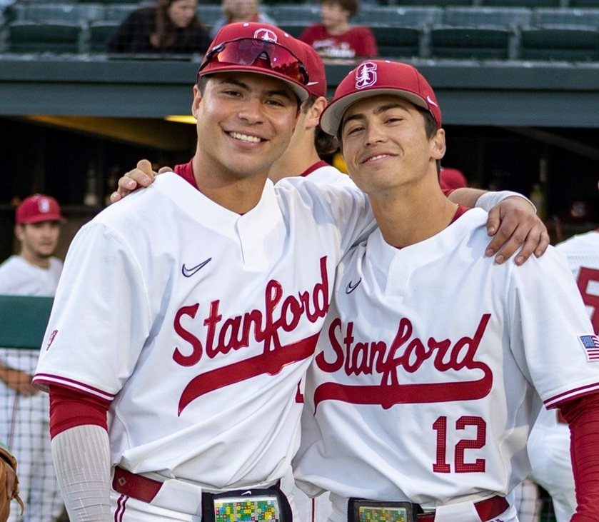 Mens Youth Stanford Cardinal Custom Nike White oblique Wordmark two-Button 2022 College Baseball Game Jersey