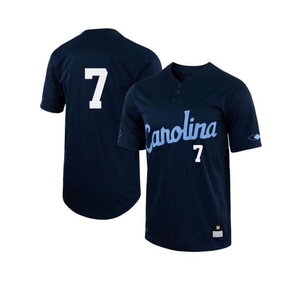 Men's Youth North Carolina Tar Heels #7 Vance Honeycutt Nike Navy Carolina two-Button Baseball Jersey