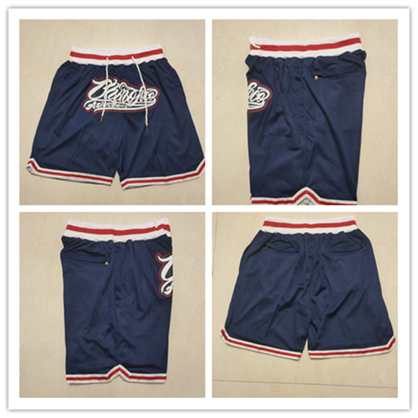 Men's North Carolina Tar Heels Navy Retro Embroidered Shorts