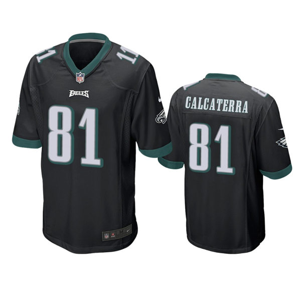 Youth Philadelphia Eagles #81 Grant Calcaterra Nike Black Limited Jersey