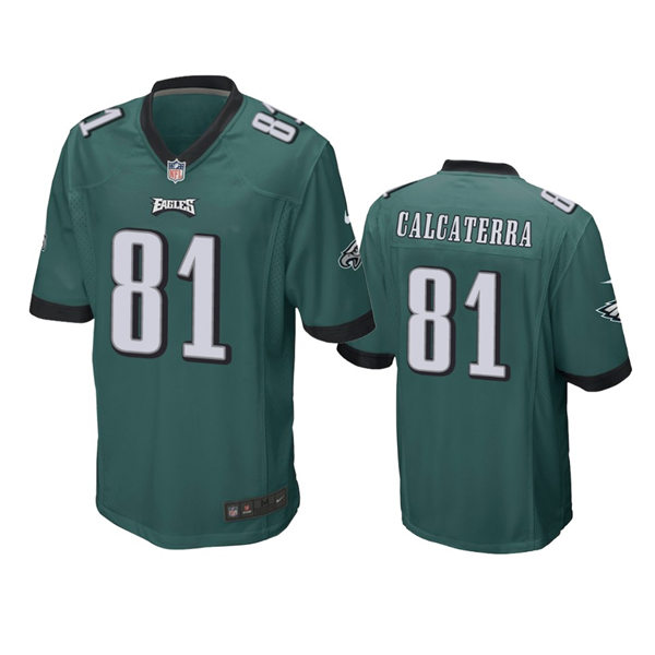 Youth Philadelphia Eagles #81 Grant Calcaterra Midnight Green Limited Jersey