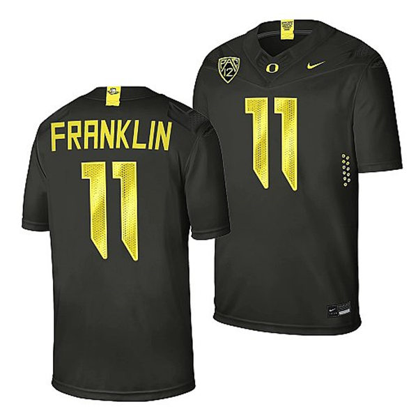 Mens Youth Oregon Ducks #11 Troy Franklin Nike Alternate College Football Game Jersey - Sequoia