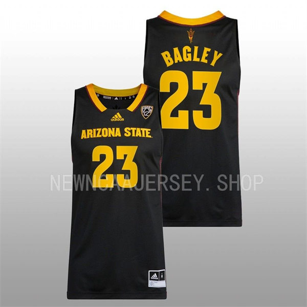 Mens Youth Arizona State Sun Devils #23 Marcus Bagley Nike Black 2022-23 Swingman College Basketball Game Jersey