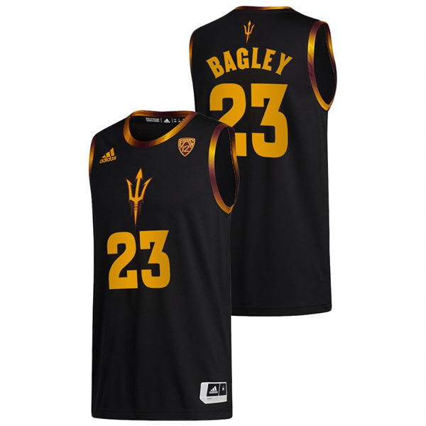 Mens Youth Arizona State Sun Devils #23 Marcus Bagley Nike Black 2022-23 Swingman College Basketball Game Jersey