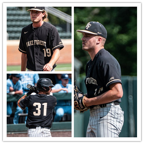 Mens Youth Wake Forest Demon Deacons Custom Nike Black College baseball Game Jersey